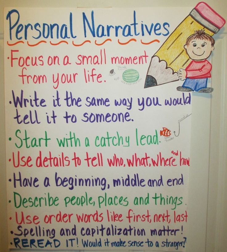 how to begin a personal narrative